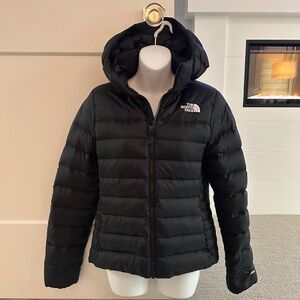 THE NORTH FACE Down Quilted Hooded Jacket Sz S NEW $220!!